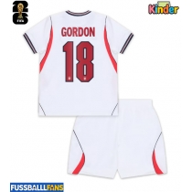 England Anthony Gordon #18 Heimtrikotsatz Kinder WM 2026 Kurzarm (+ Kurze Hosen)